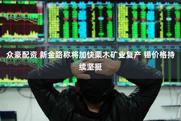 众豪配资 新金路称将加快栗木矿业复产 锡价格持续坚挺